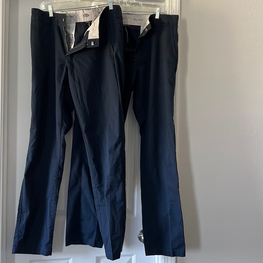 34x34 navy blue dickies work pants